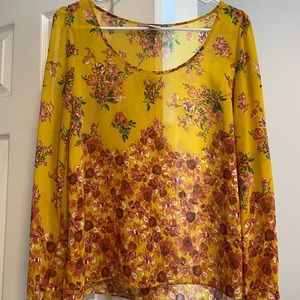 Forever 21 floral blouse